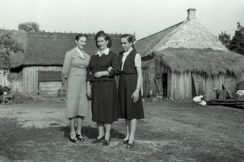 O widzisz a to jest mojej mamy siostra, a to jej córki Halina i ta Bożena. Bożena to jest nauczycielką matematyki w Płocku, Bogdana wychowanka.